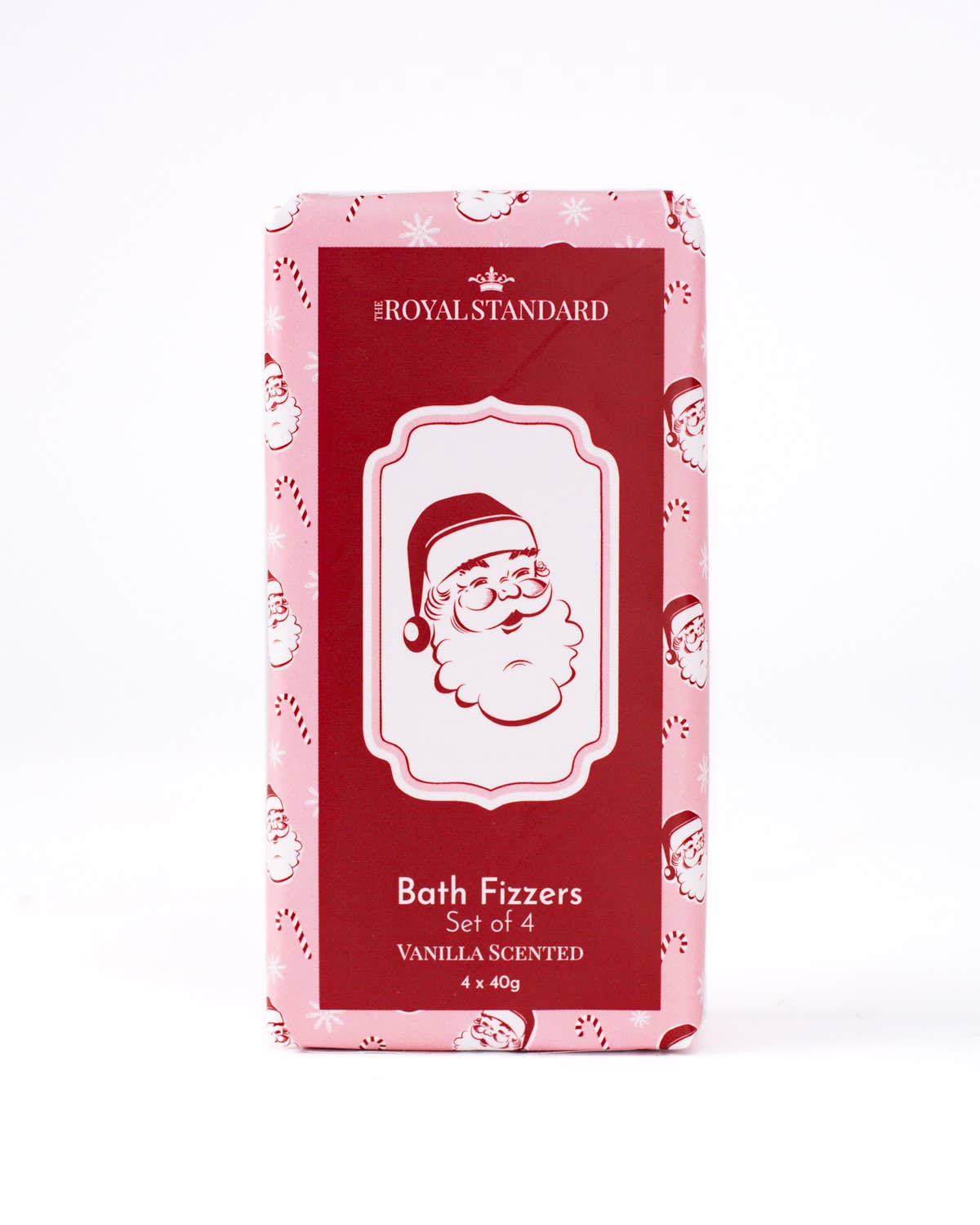 Candy Cane Cutie Bath Fizzers Vanilla Scented 4*40g