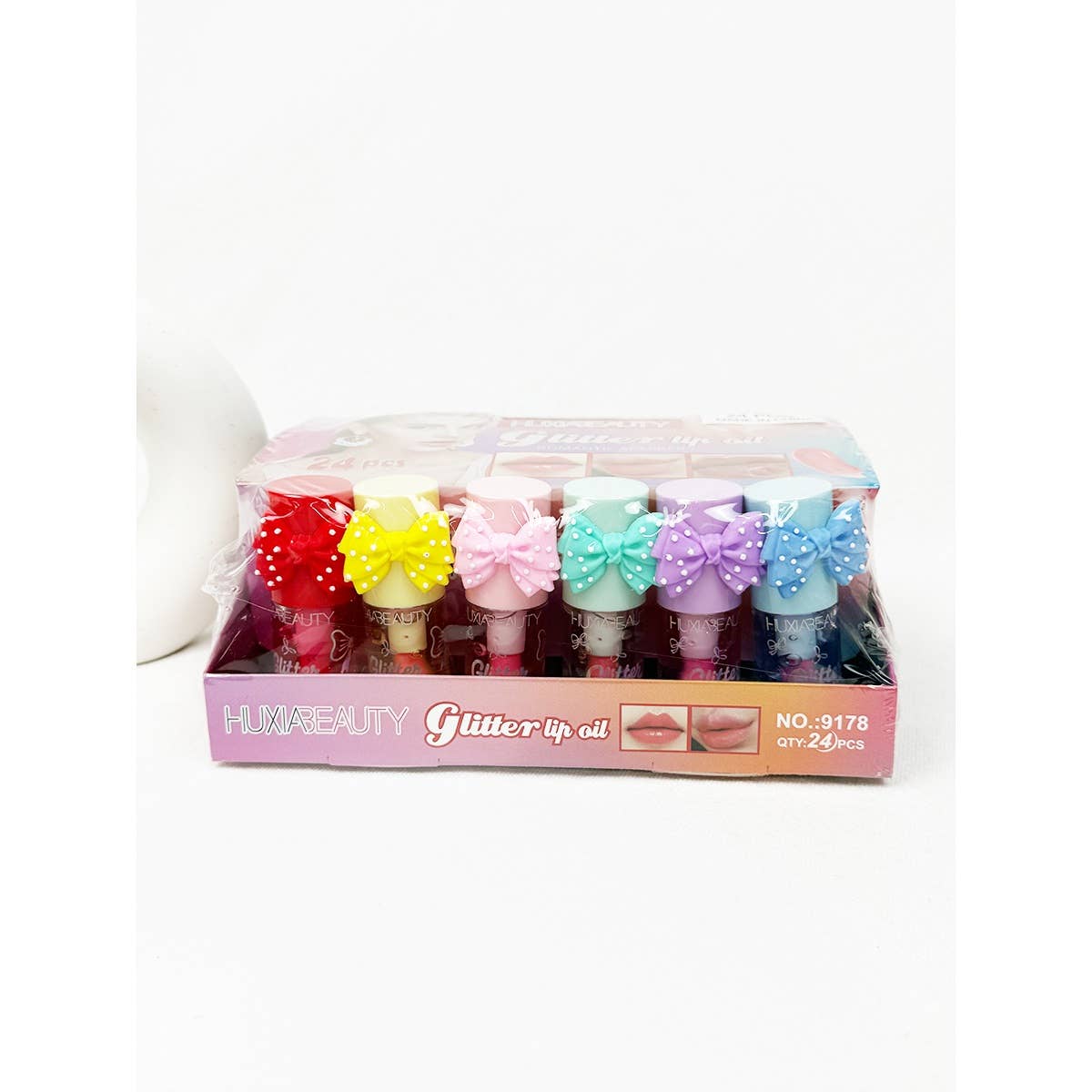 Ribbon Lip Glittered Lip Oil