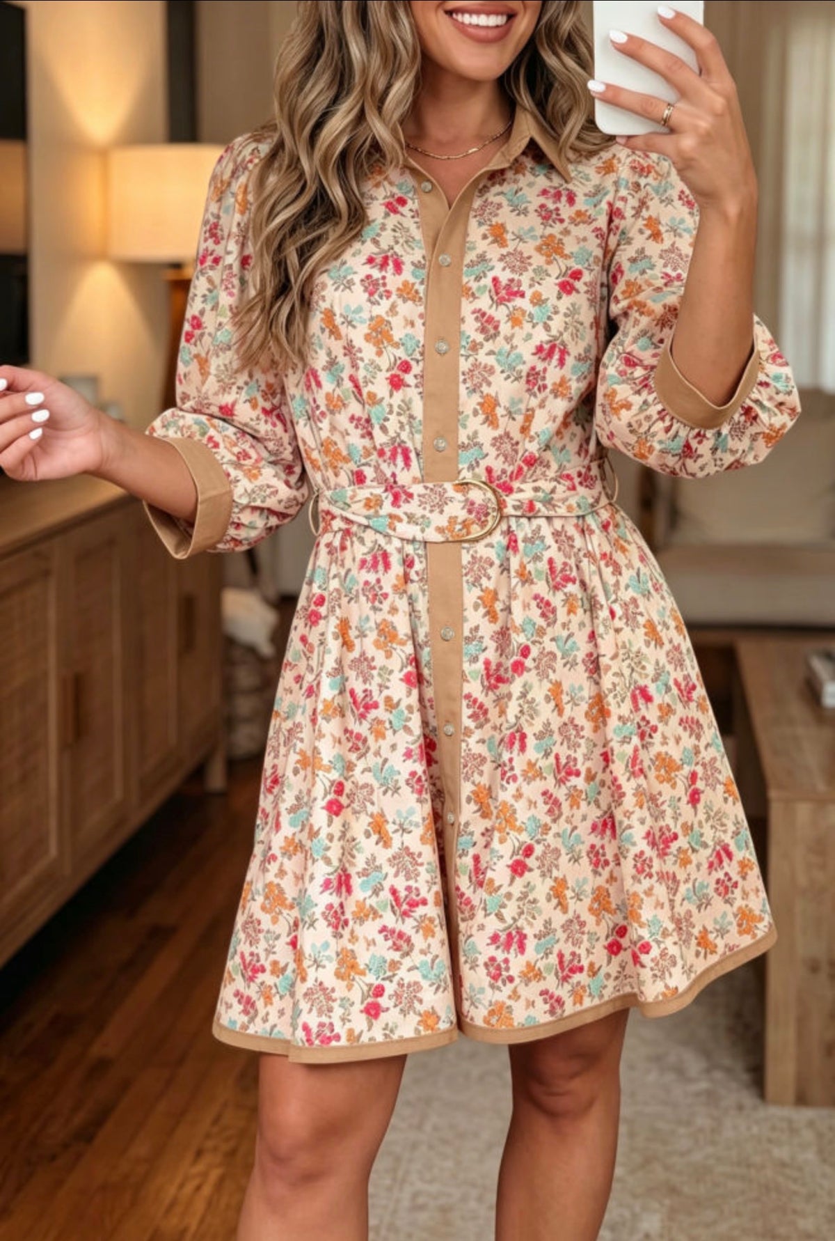 Floral Fall dress