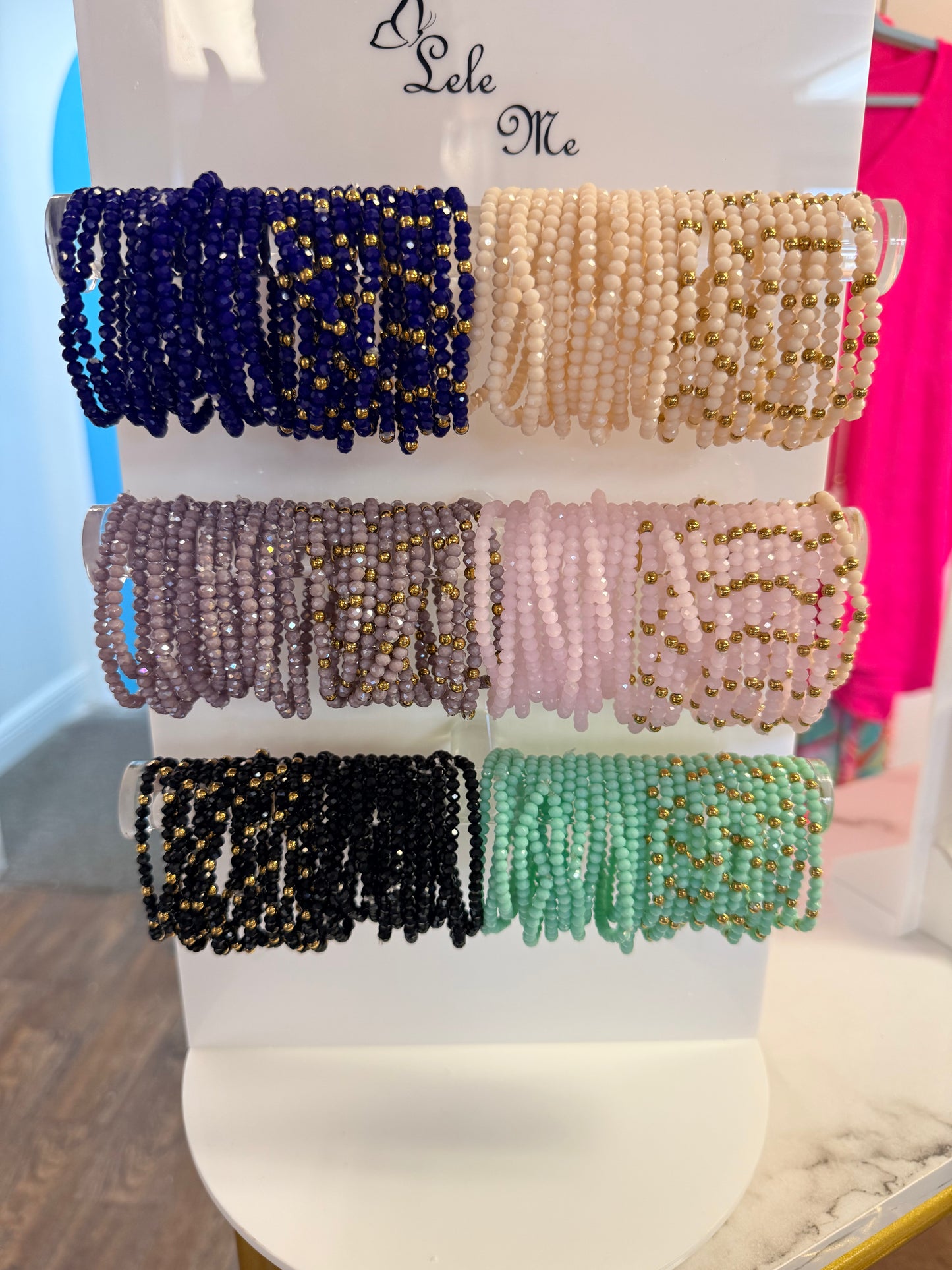 Alex coral beaded bracelets