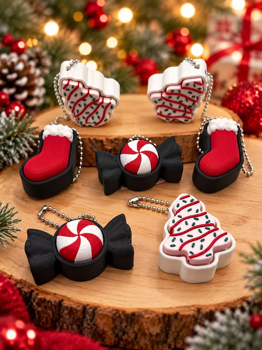 Christmas fidget clickers