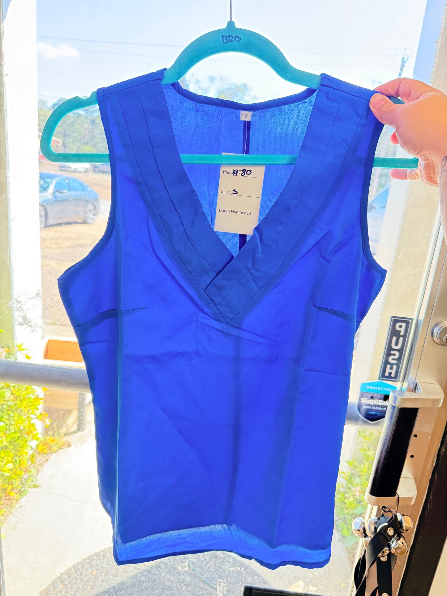 Blue Blouse Tank