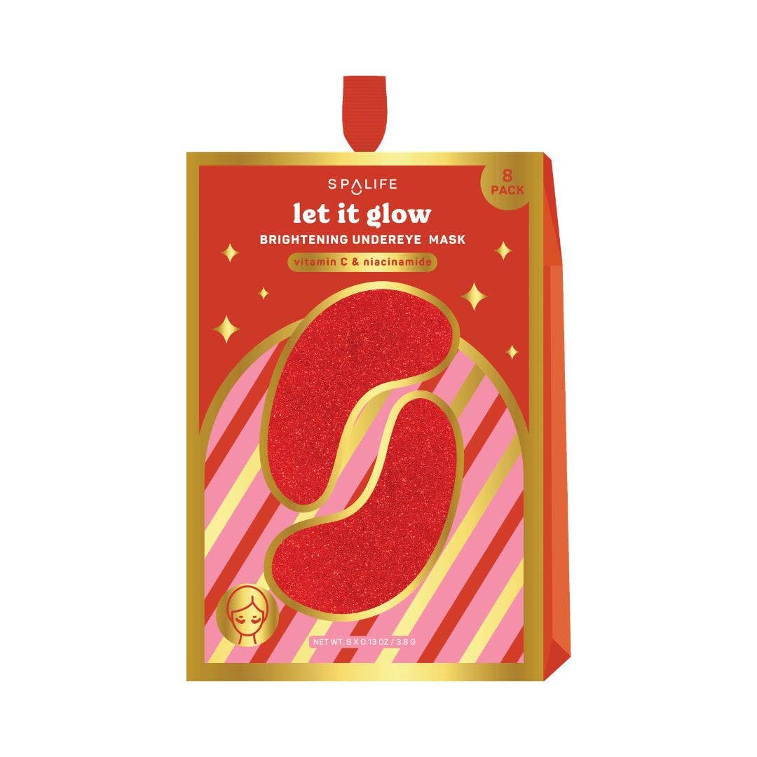 Christmas Holiday Let it Glow Undereye Patches  | 8 Pack