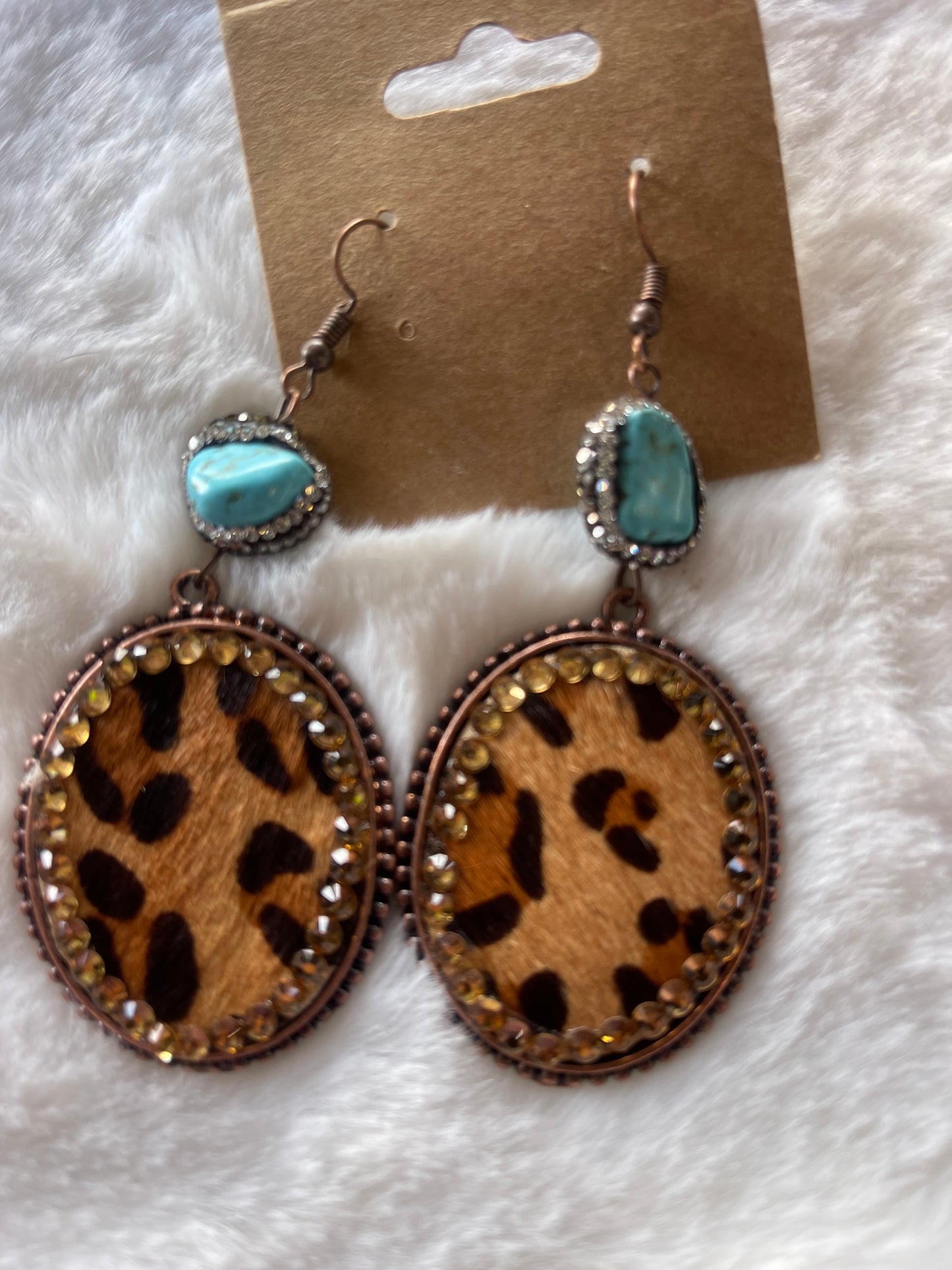 Cheetah and teal