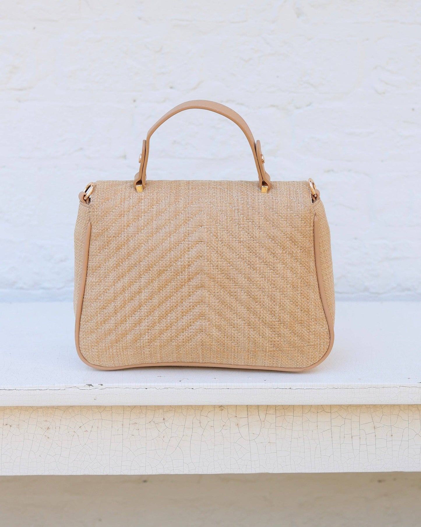 Sinclair Quilted Crossbody Natural VQ