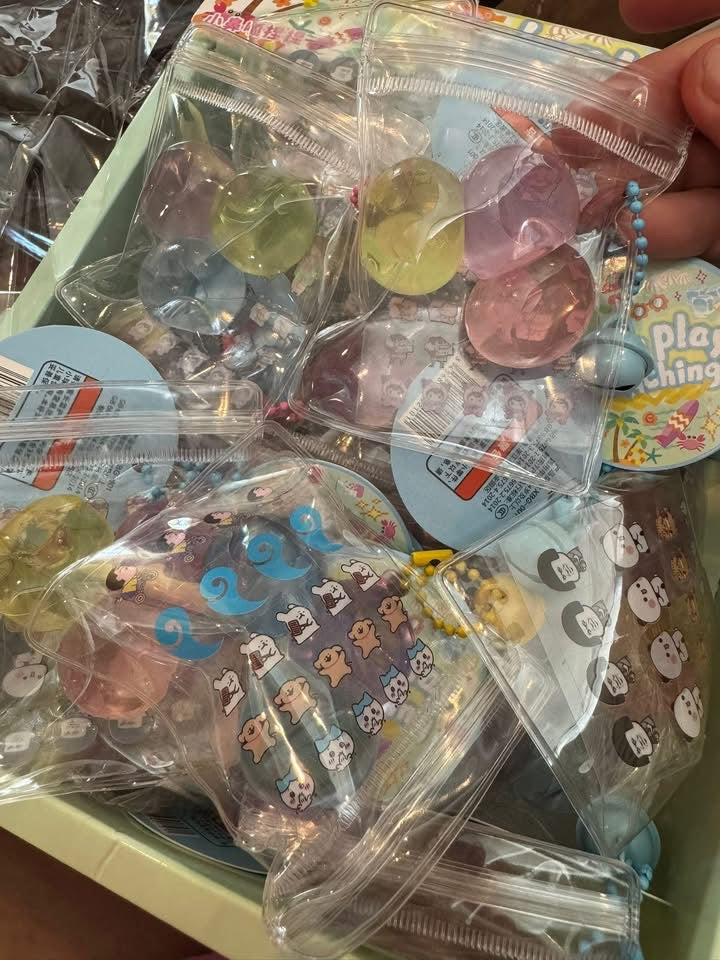 Keychain mini ball pouches