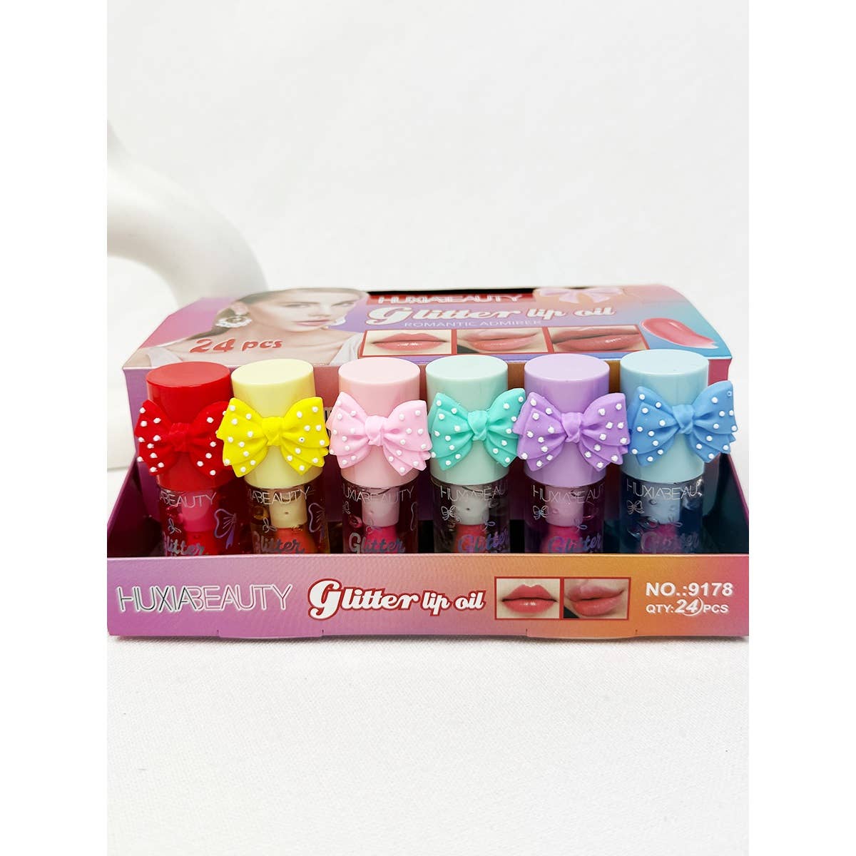 Ribbon Lip Glittered Lip Oil