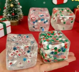 Christmas cube squishy