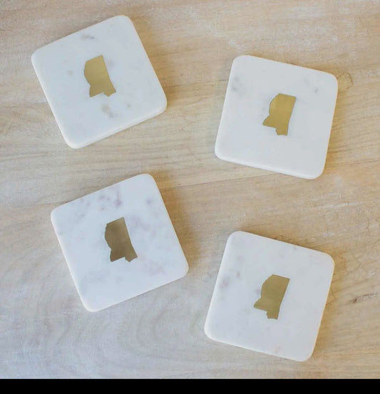 Marble MS coasters