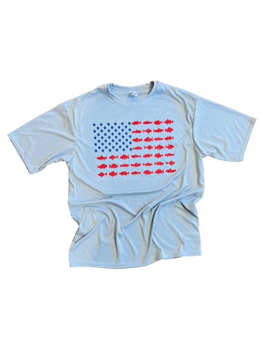 Fish Flag Dri Fit Tee