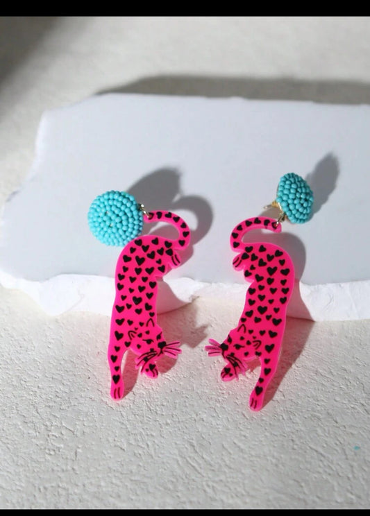 Leopard Earrings