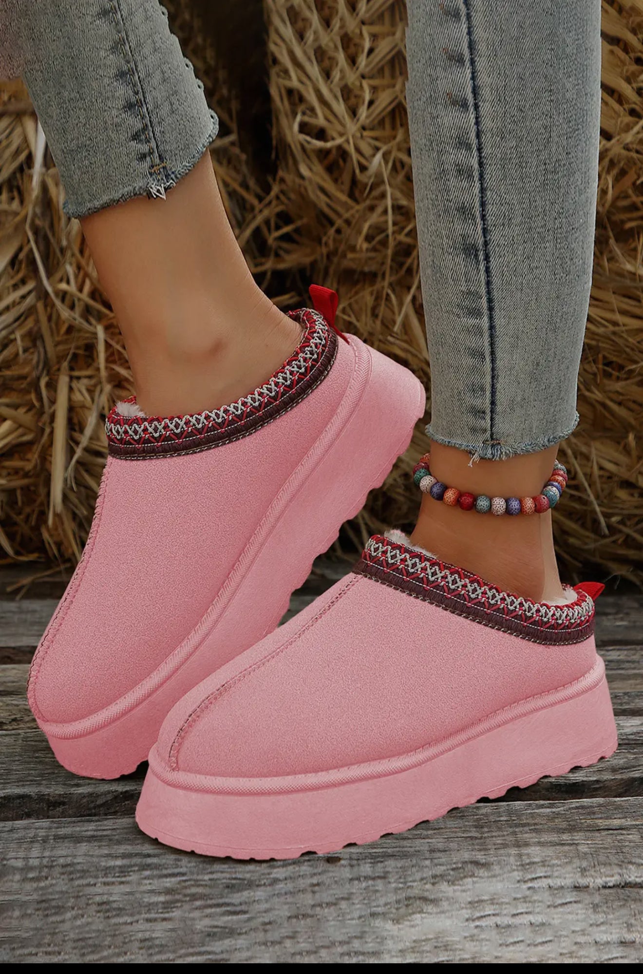 Ugg Slip On Dupes pink