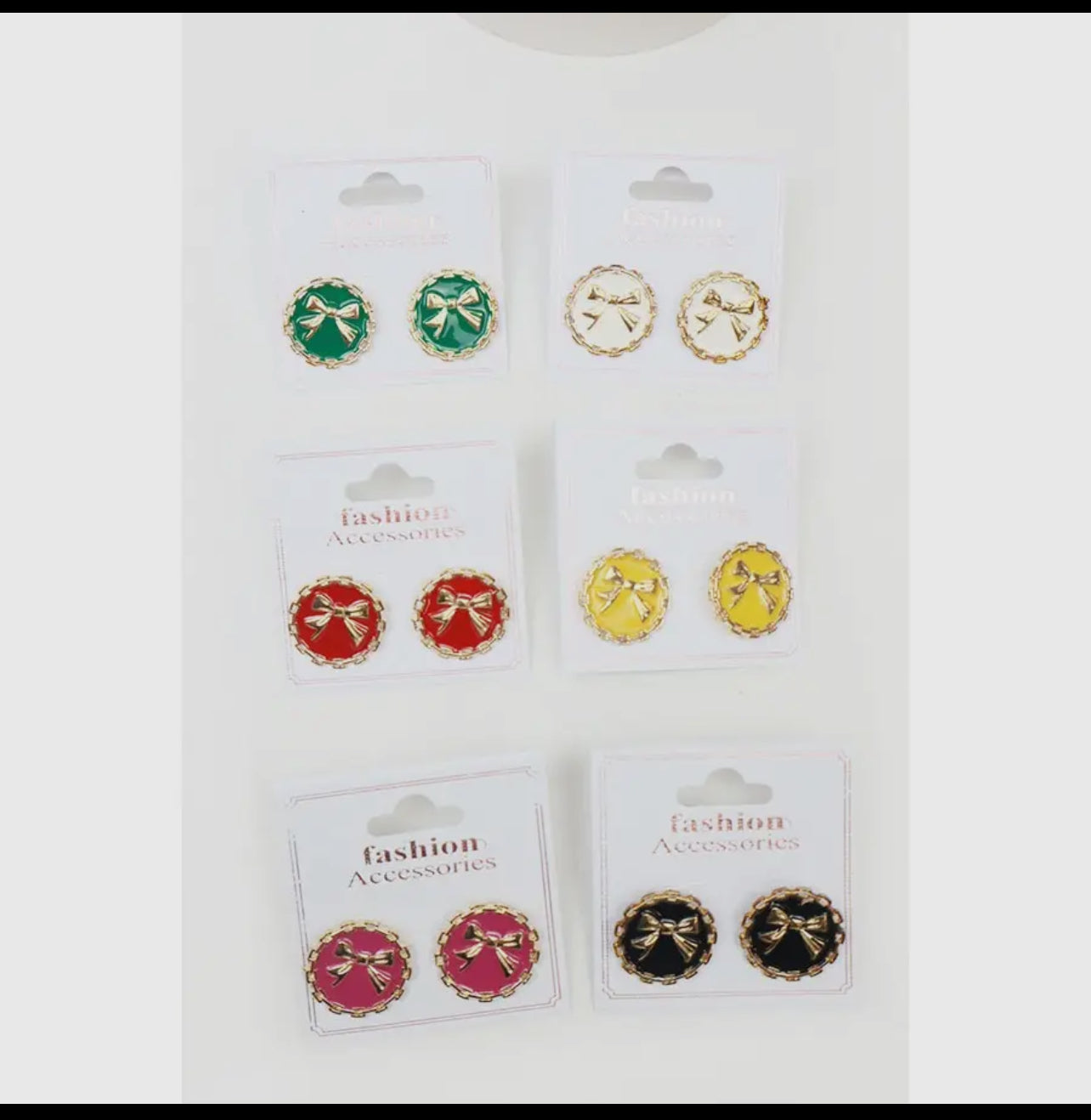 Bow Stud Earrings