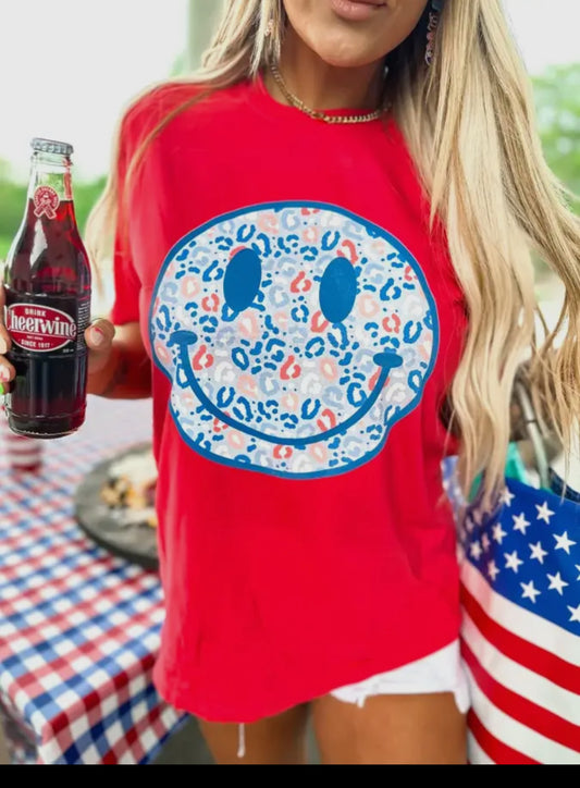 Leopard American Tee