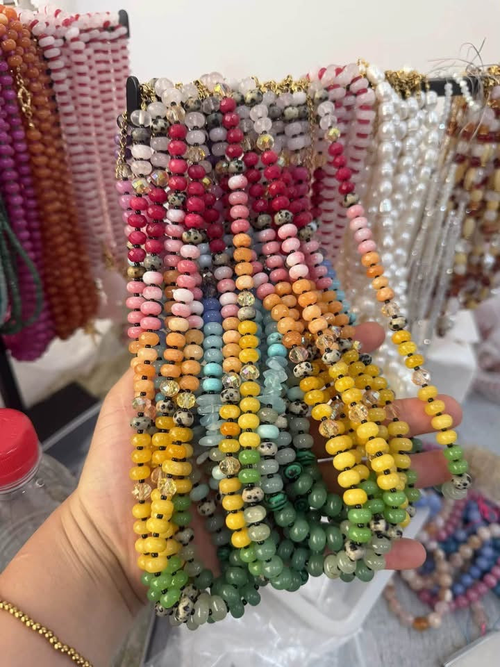 STONES OF COLOR NECKLACE