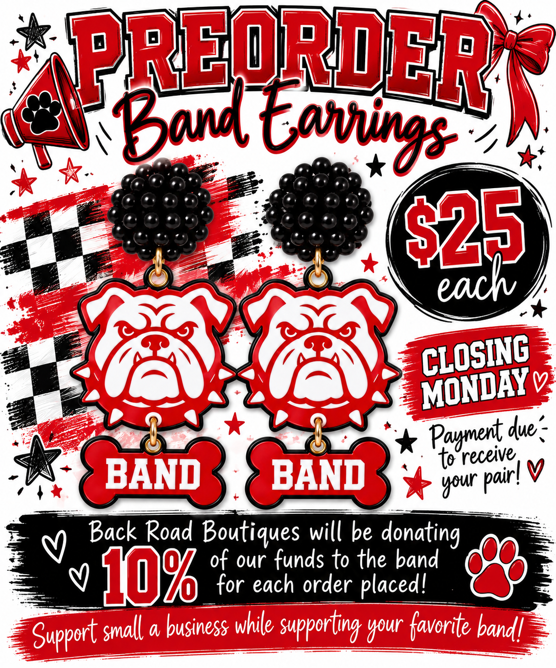 Brandon band earrings