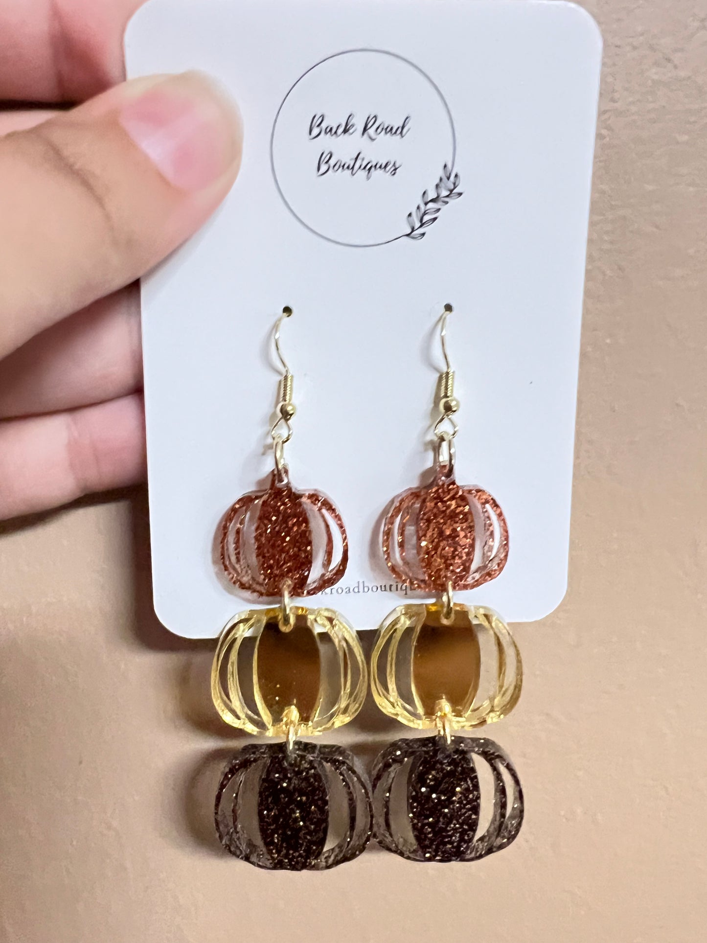 Pumpkin Earrings