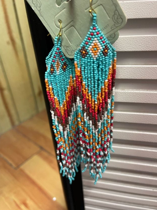 Western Beaded Earrings