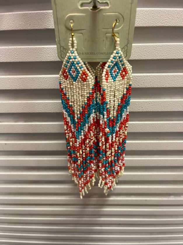 Western Beaded Earrings