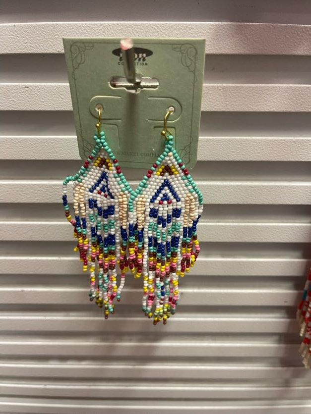 Western Beaded Earrings