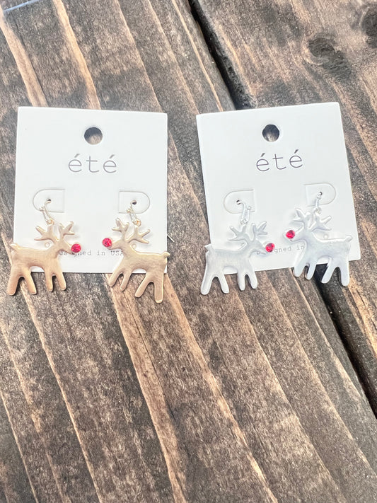 Reindeer Earrings