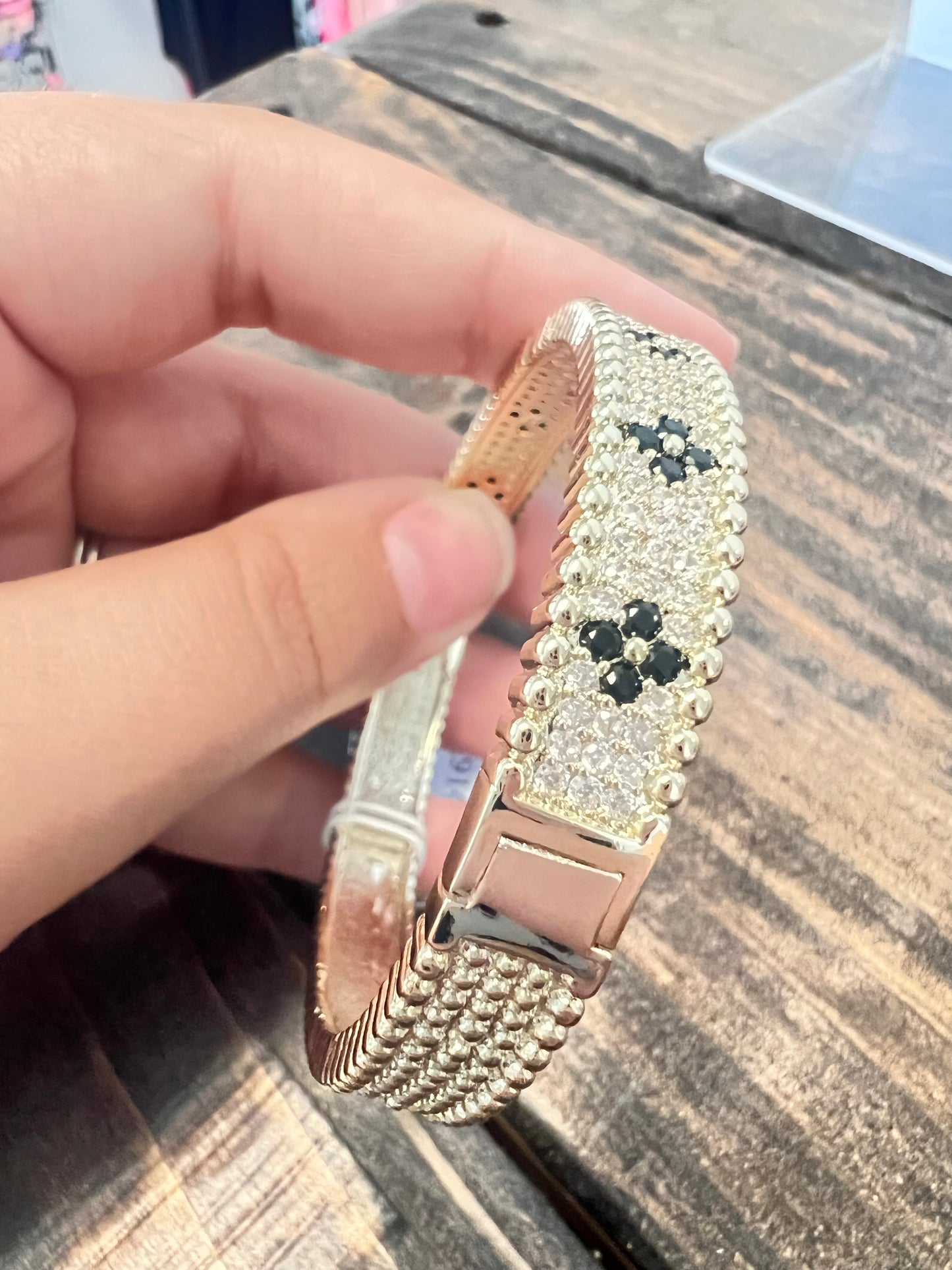 Gold Snap Bracelet