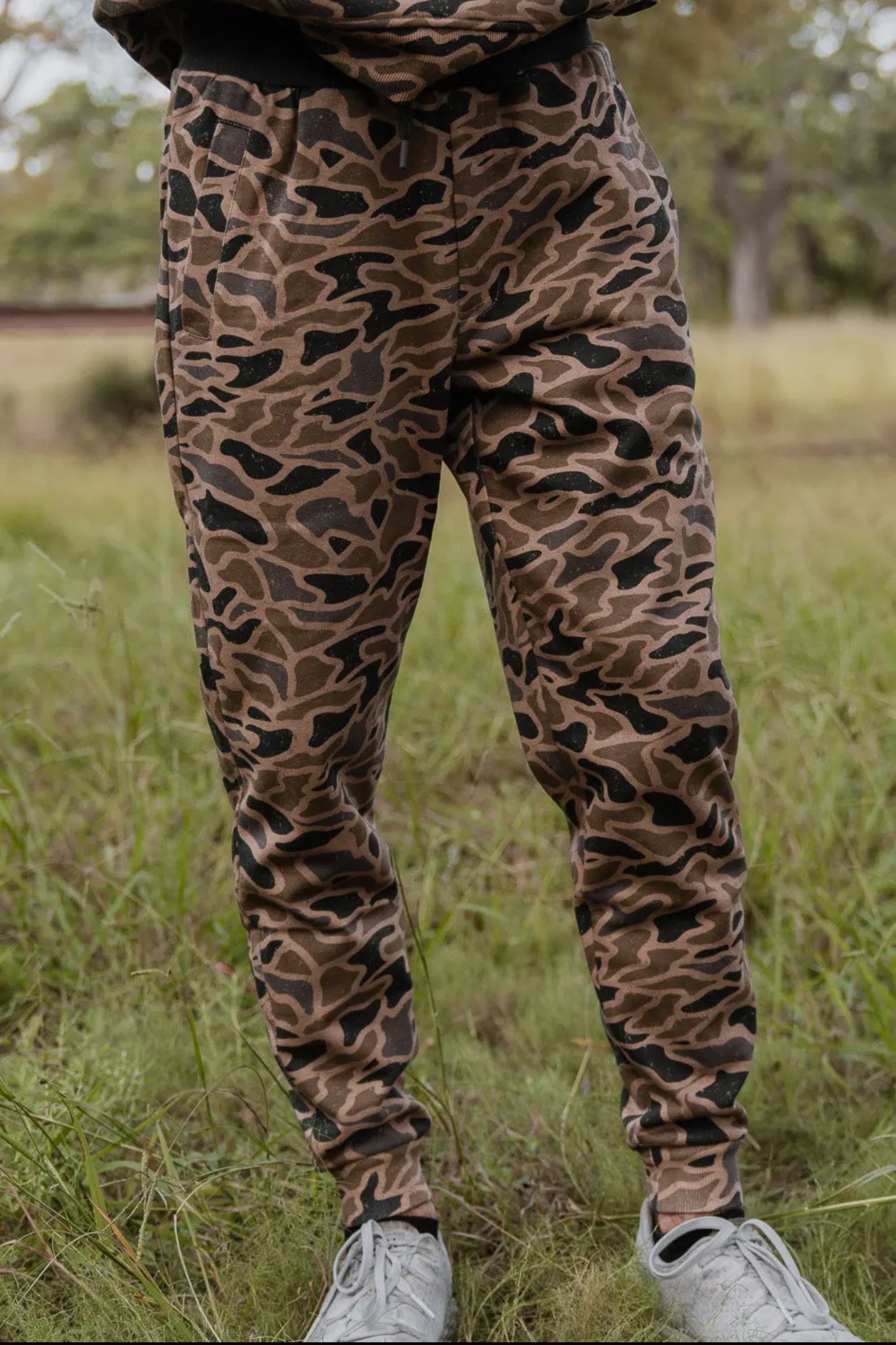 Burlebo Fleece Joggers -Gauge camo