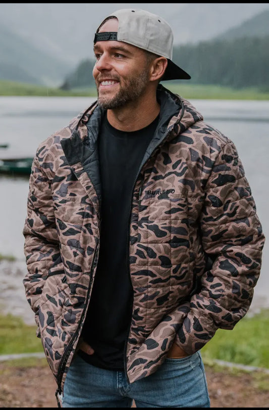 Burlebo Puffer Jacket-Gauge Camo