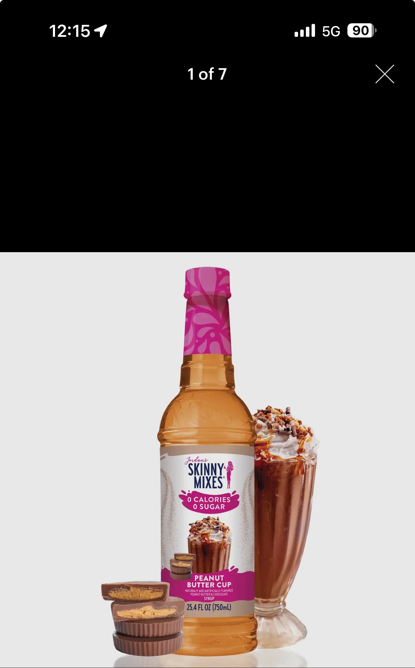 Skinny Syrup Sugar Free Peanut Butter