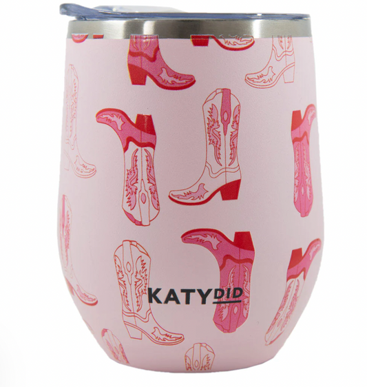 wine Tumbler -Boots