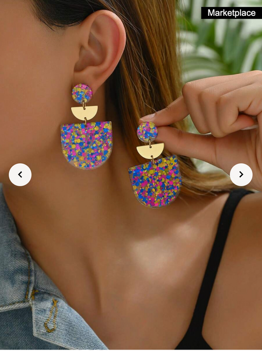 Multicolor Bohemian Earrings