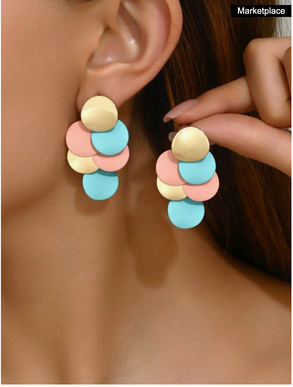 Multicolor Party Earrings