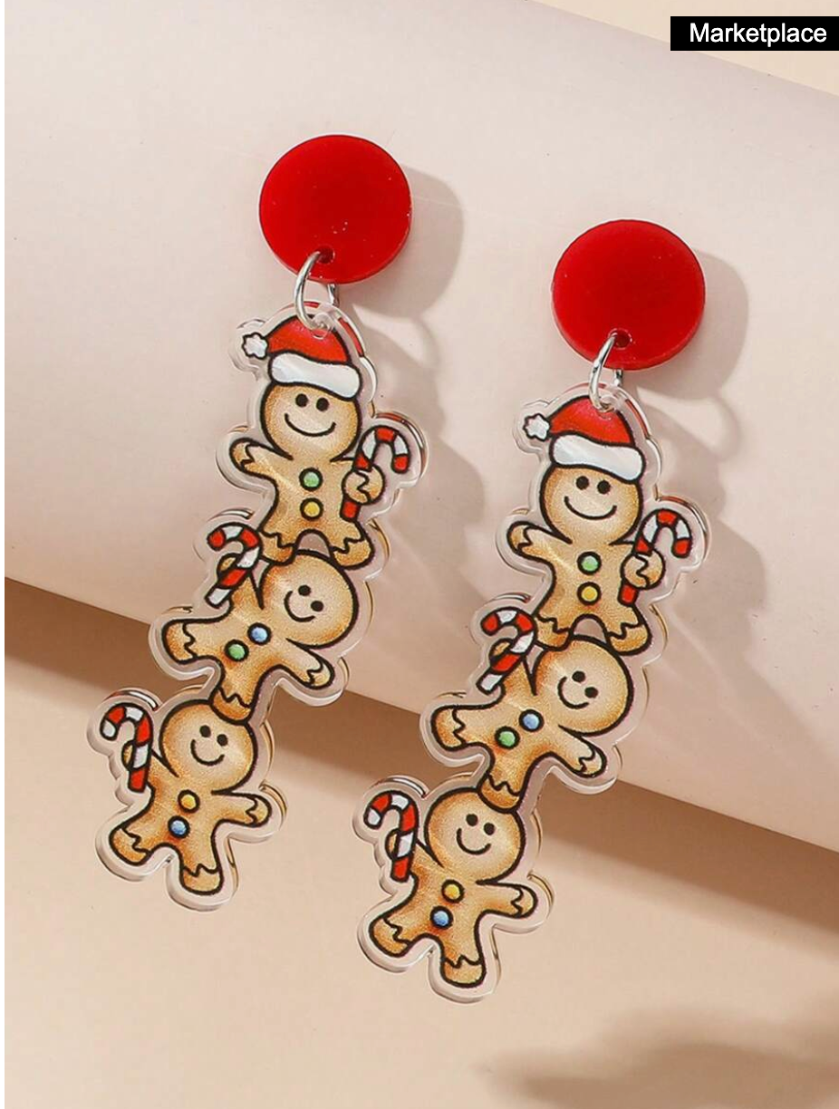 Gingerbread Earrings