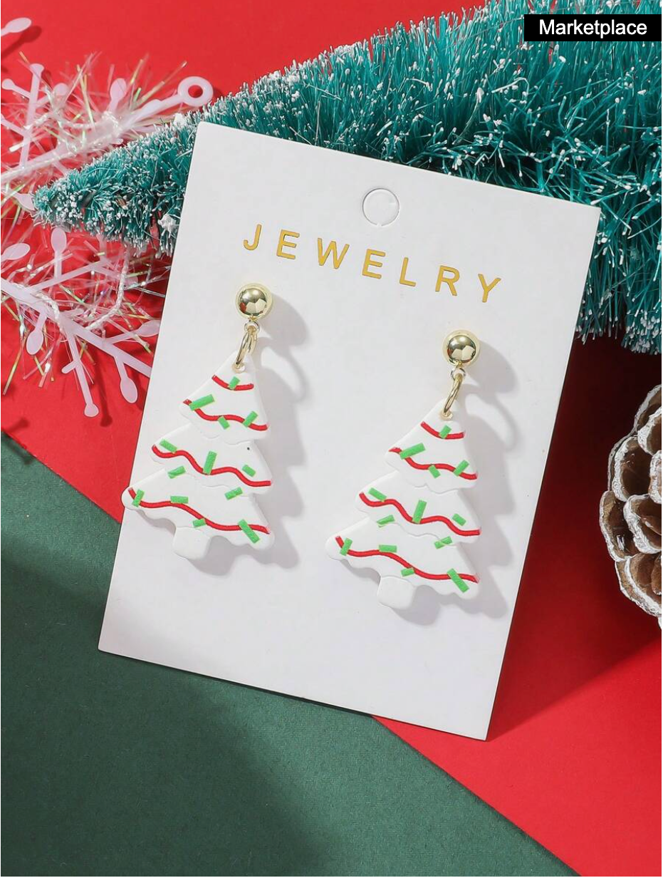 Christmas Tree Debby Earrings