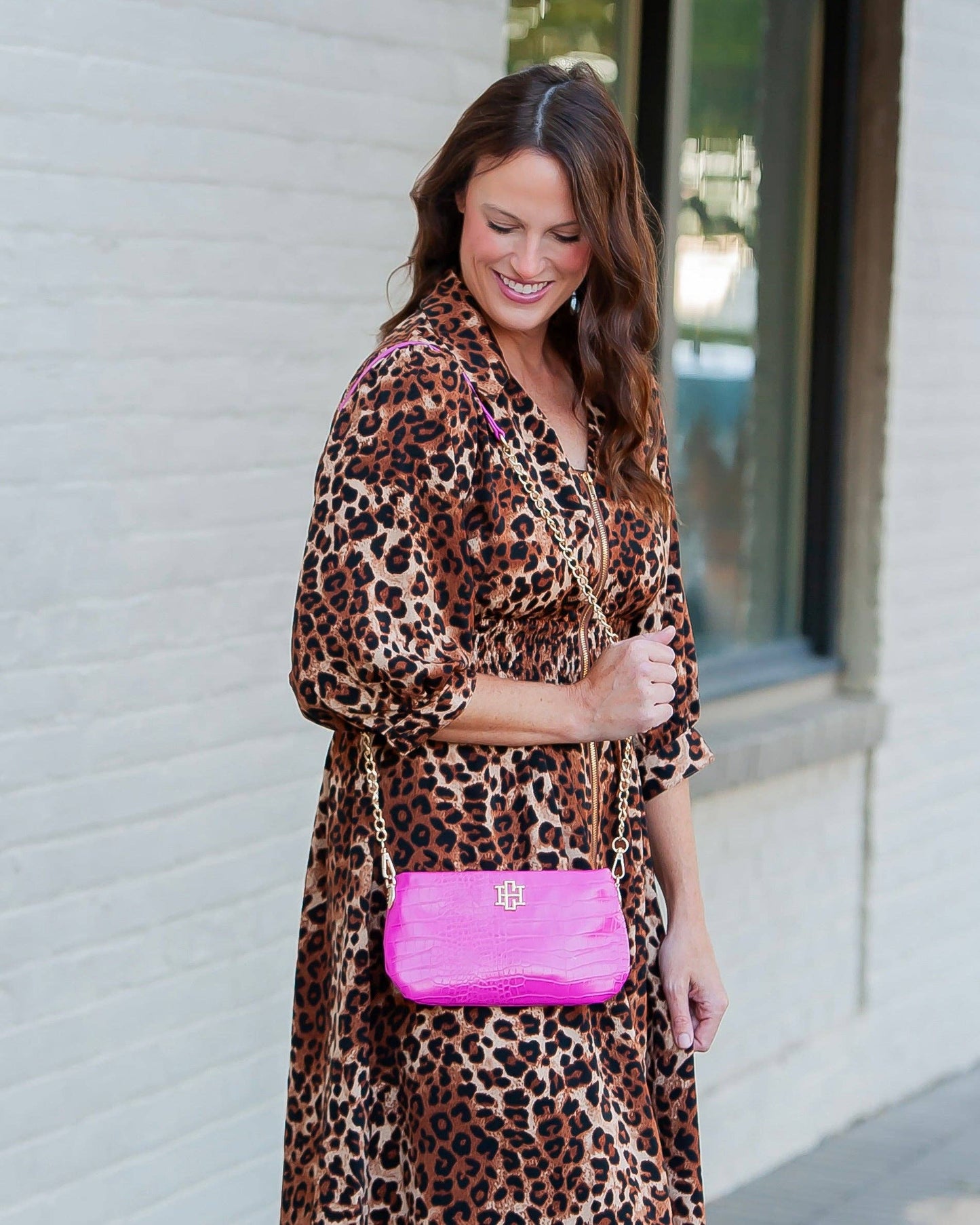 Livi Crossbody Hot Pink EC