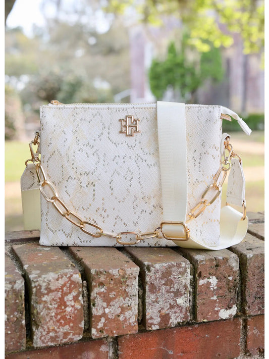 Crossbody Metallic Cream