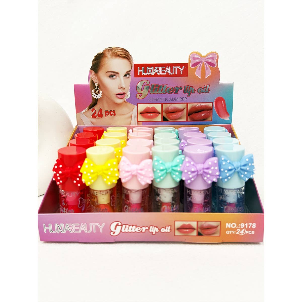 Ribbon Lip Glittered Lip Oil